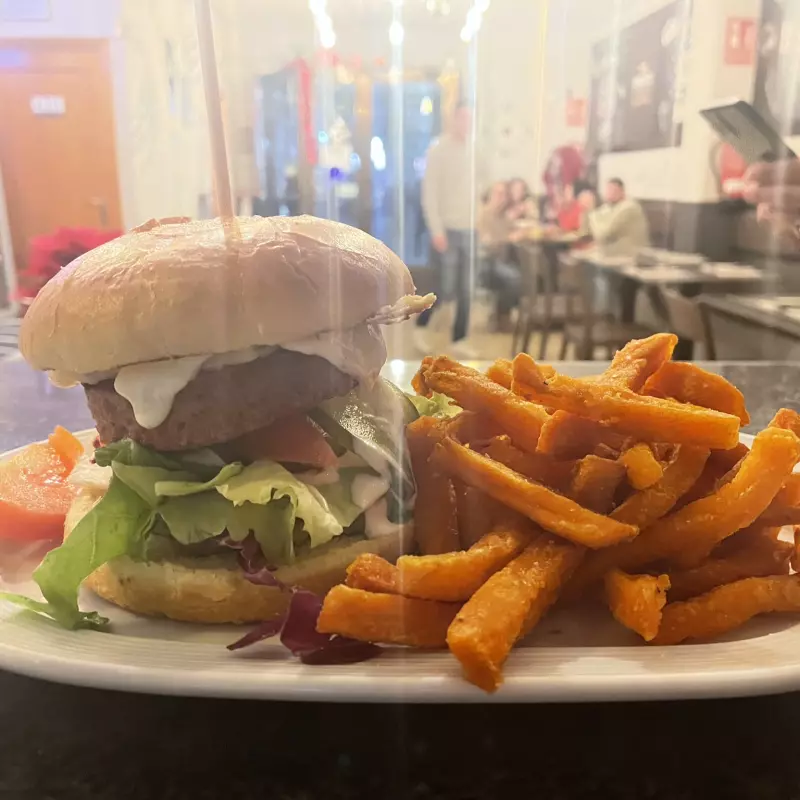 The vegan burger