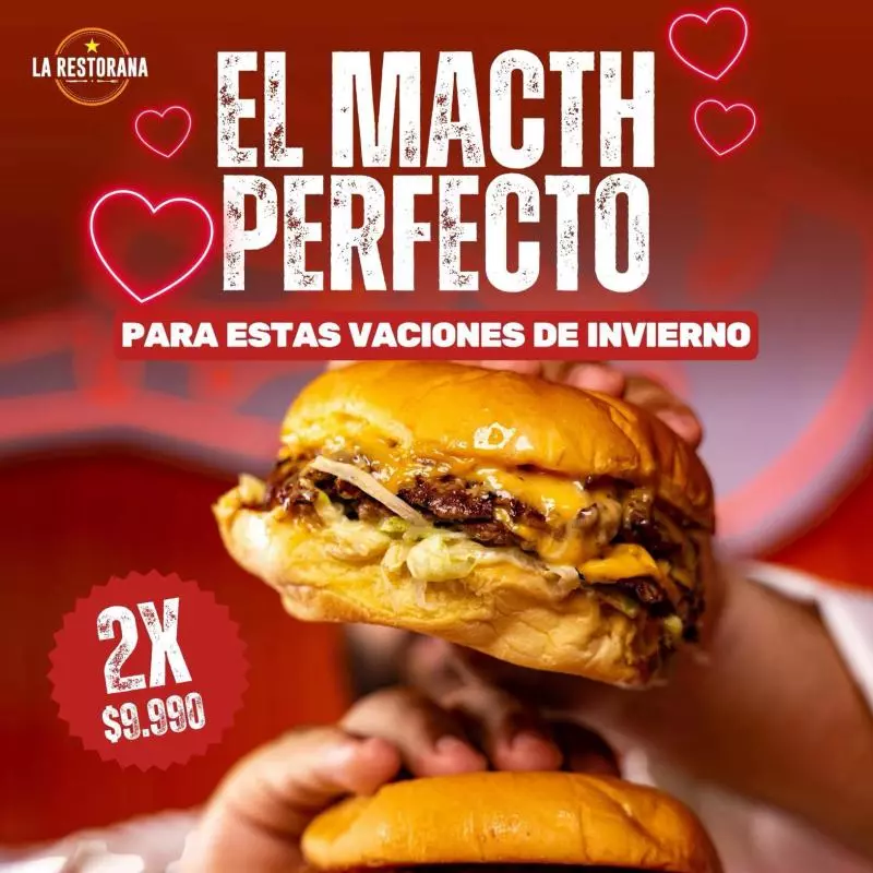 Promo 2 × 1 Burger