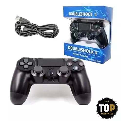 Controle Sem Fio Preto Para Ps4