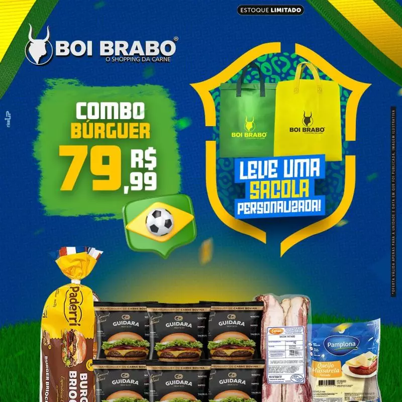 COMBO 6 HAMBÚRGUER GUIDARA