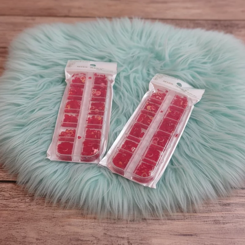 Caja encapsulado rojo