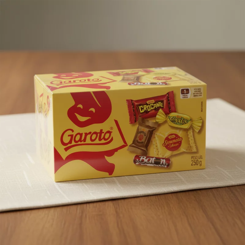CAIXA DE BOMBOM GAROTO