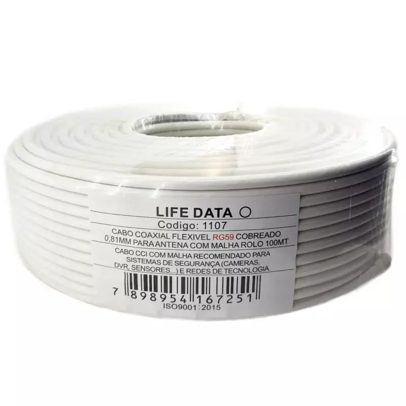CABO COAXIAL LIFE DATA 1107-J