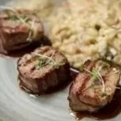 Filé Mignon com Risoto de Castanha