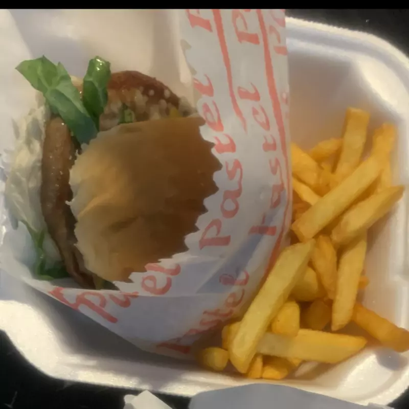 Hambúrguer + batata + goob