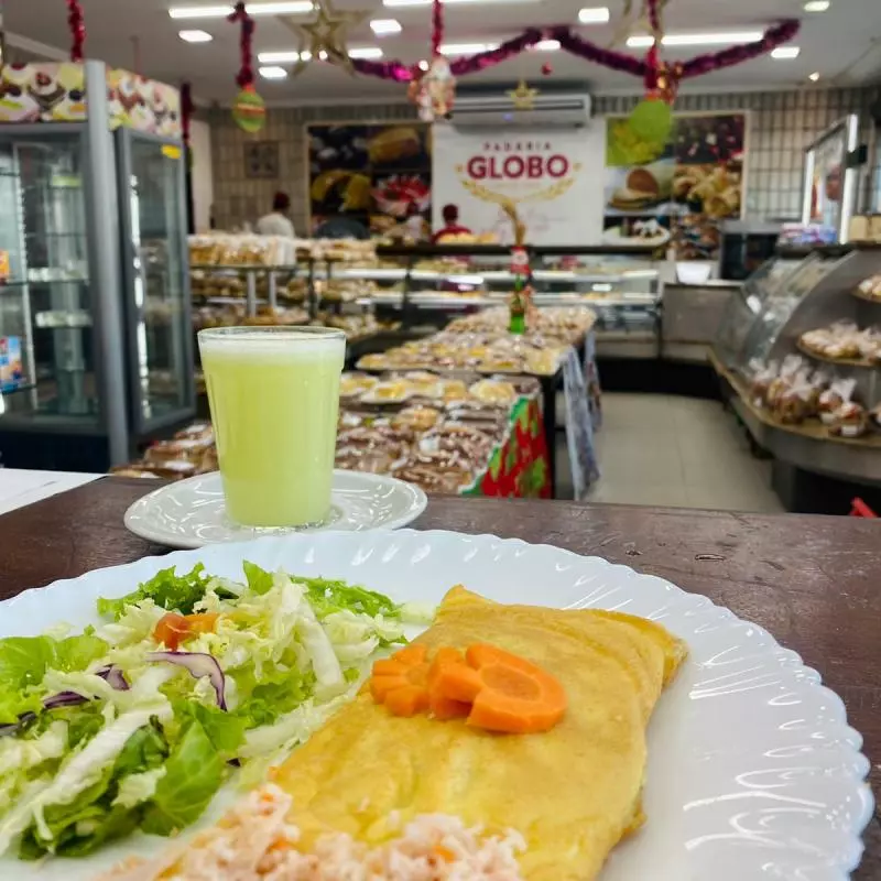 Omelete Calabresa e Queijo