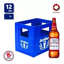 Caixa C/12un Budweiser Litrão