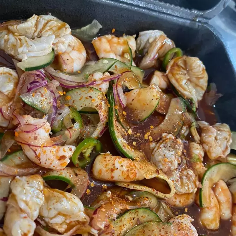 AGUACHILE CAMARON CRUDO