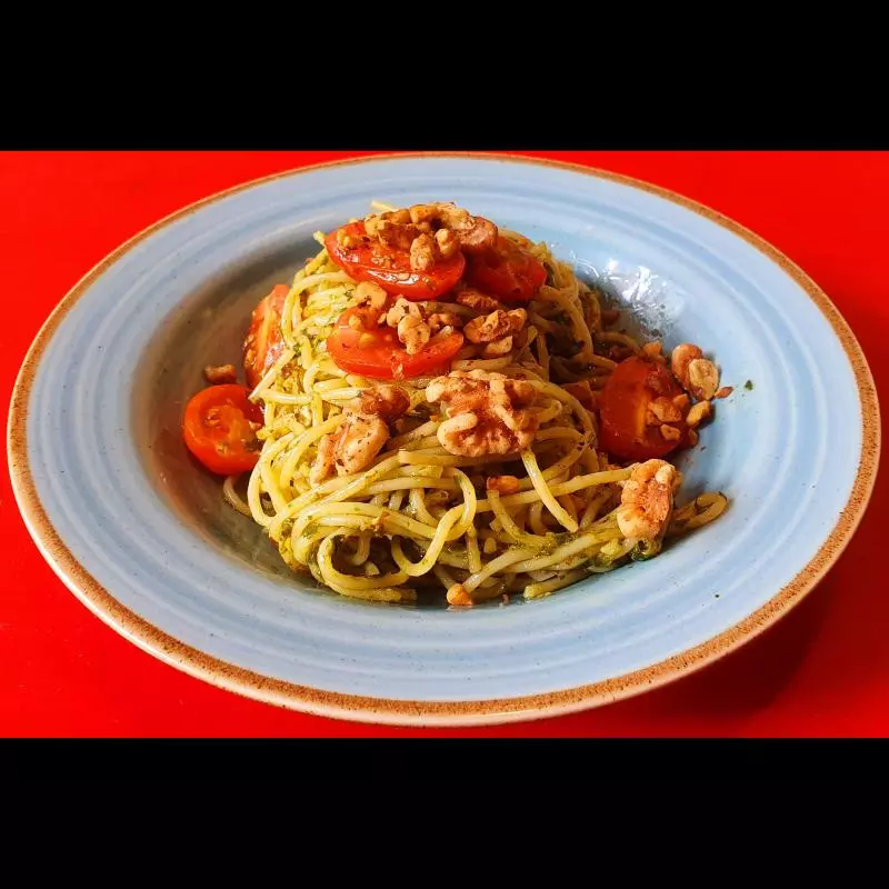 Pasta al PESTO según LUCA