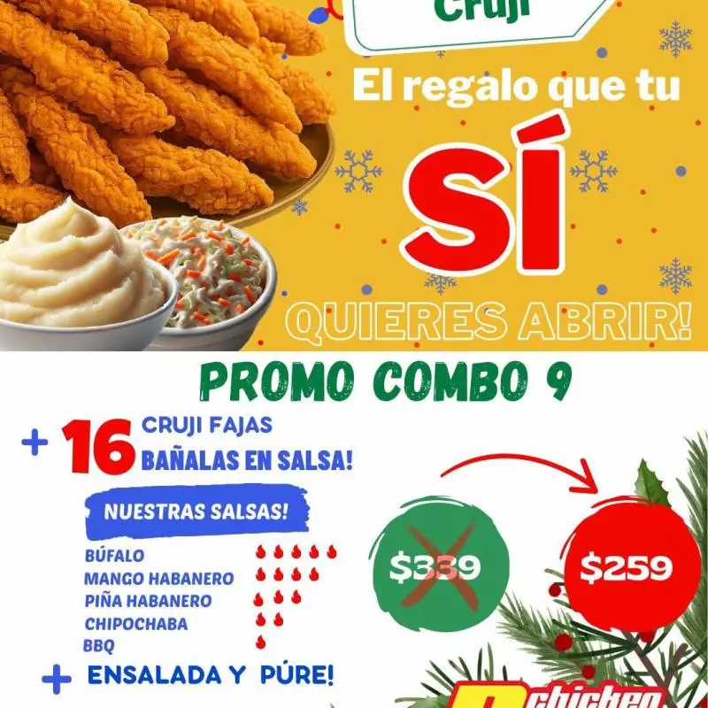 Promo 16 crujifajas (solo miércoles)
