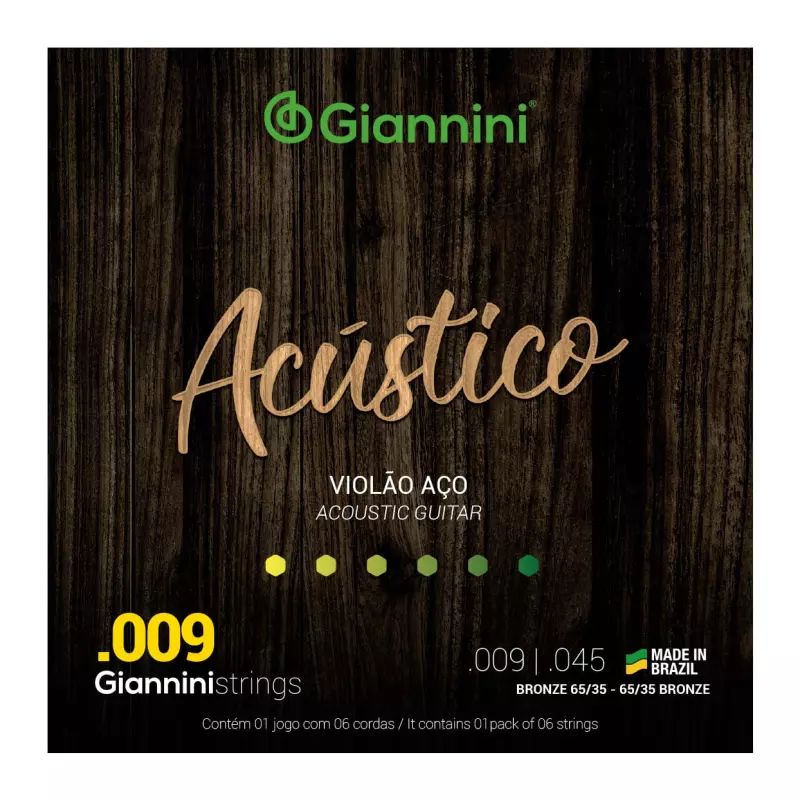 CORDA GIANNINI P/VIOLÃO 0.9 ACUSTICO