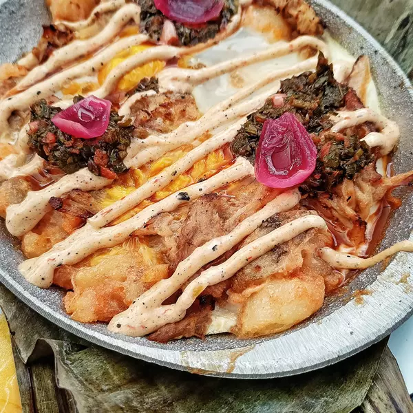 PAPAS ROTAS DE CERDOTK DESMECHADO