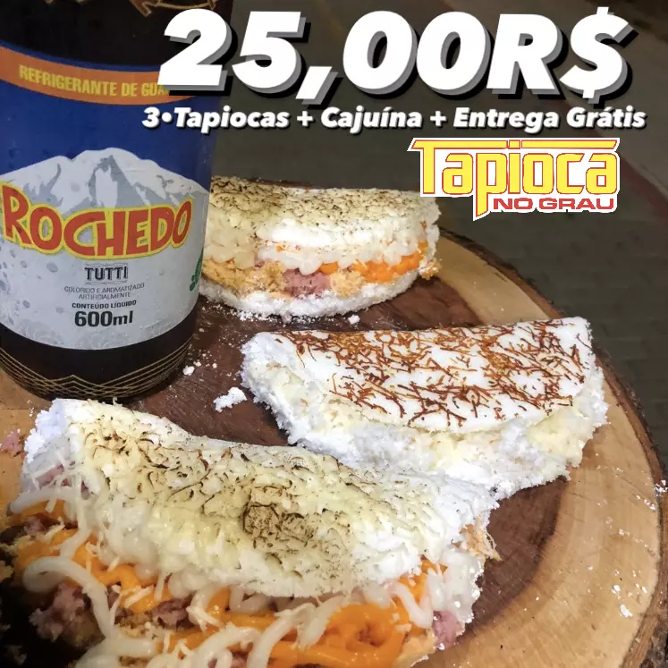 3•Tapiocas+Cajuína 600ml