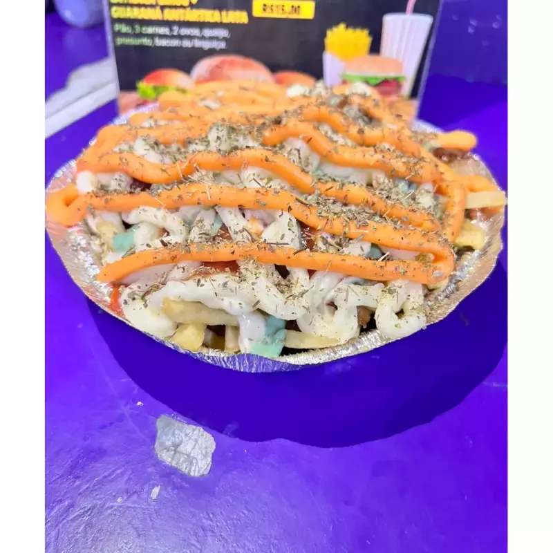 Batata Com calabresa e Bacon