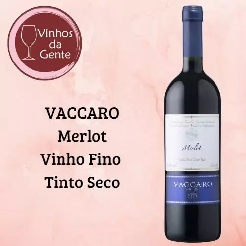VACCARO Merlot - F T Seco
