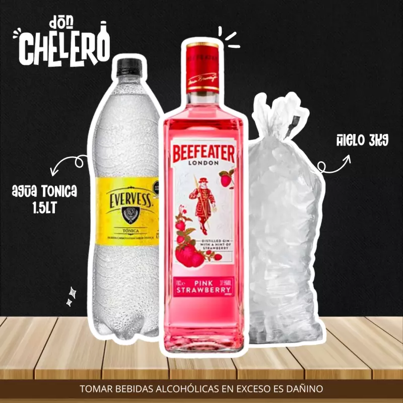 GIN BEEFEATER LONDON PINK X 700 ML.