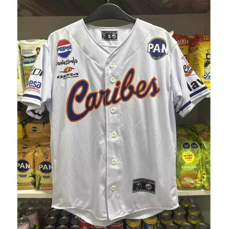 Camisa Caribes Blanca Nueva 25-26