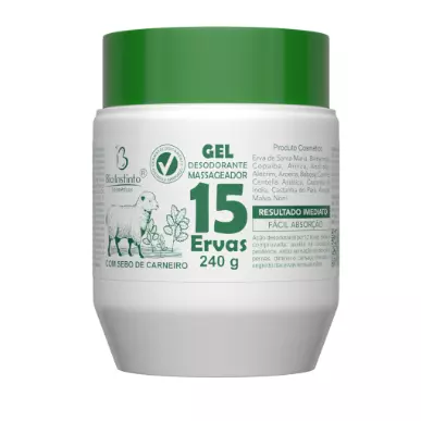 Gel 15 Ervas Bio Instinto-240gr