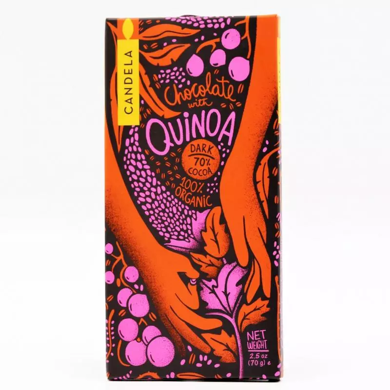 Chocolate Orgánico 70 %  Cacao - CANDELA