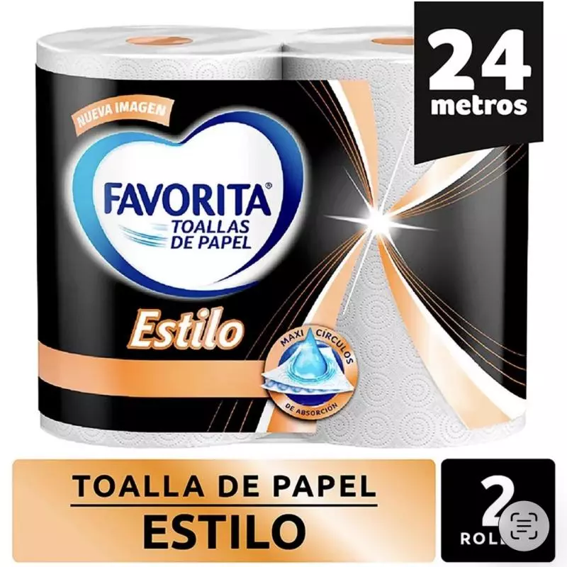 Toalla favorita Estilo 2x24 metros