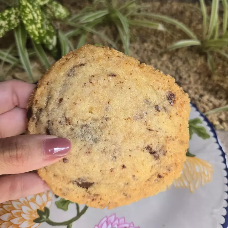 Cookie baunilha com gotas de chocola