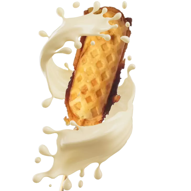 Crepe de chocolate branco