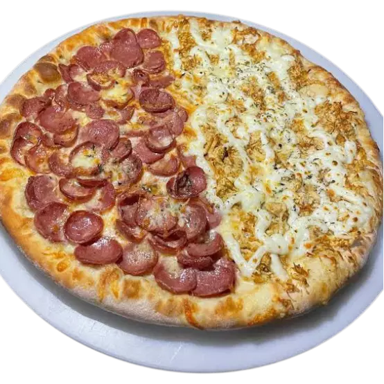 Pizzas de  2 Sabores (MEIO A MEIO)