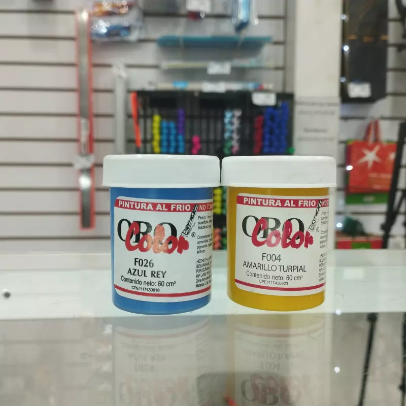 Pintura al frio Oro color