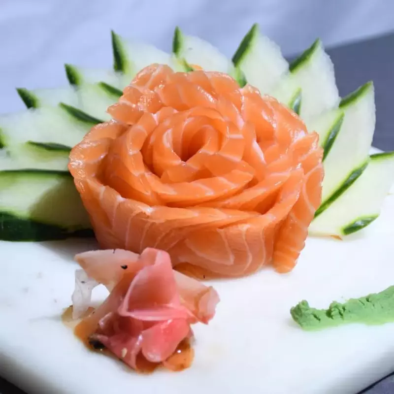 Sashimi de salmão 10 unit.