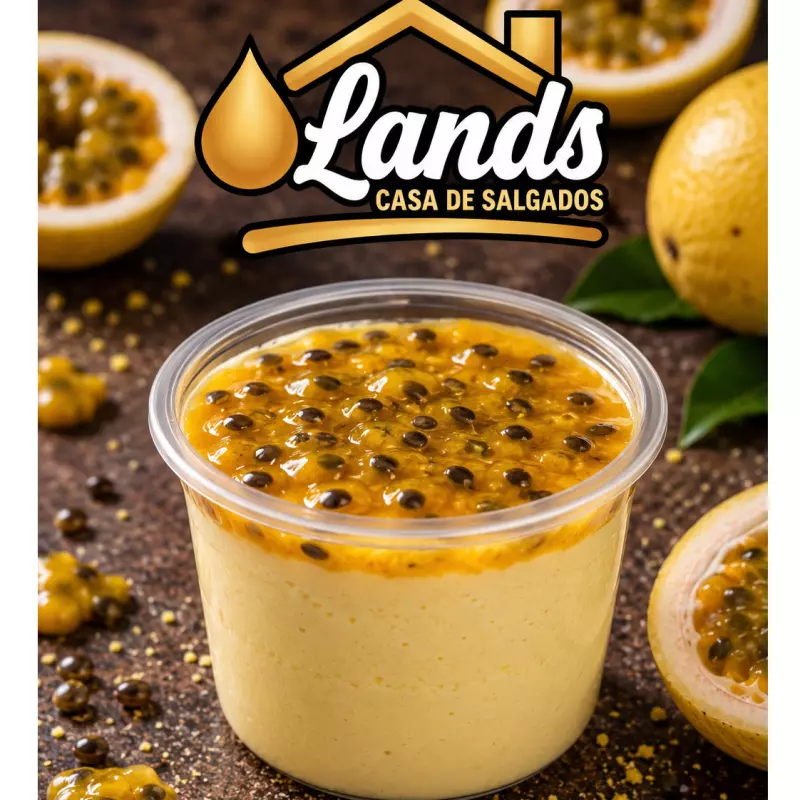 Mousse de Maracujá Com Geleia