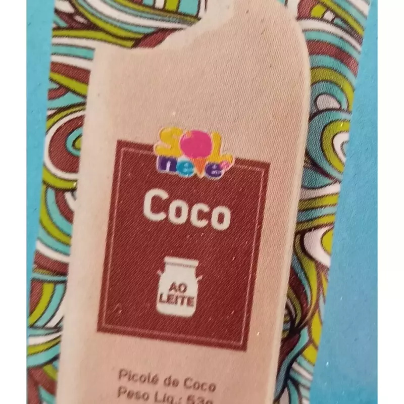 PICOLÉ AO LEITE - CÔCO