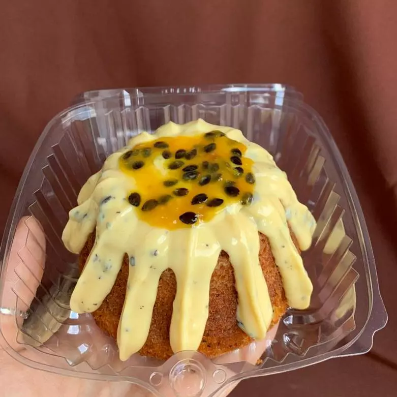 Mini vulcão maracujá