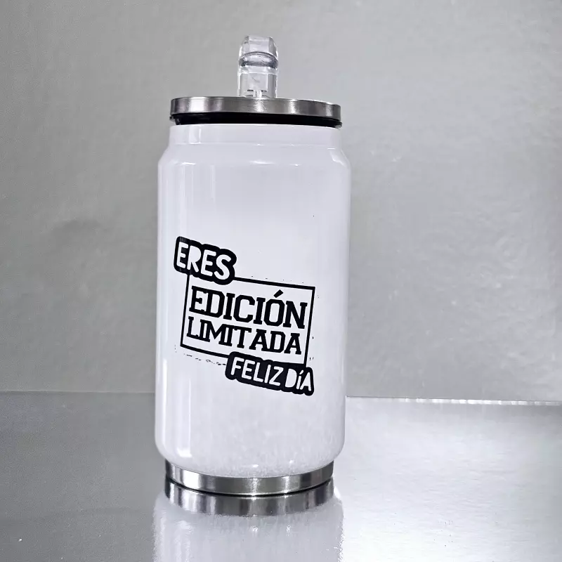 Lata térmica pitillo acero