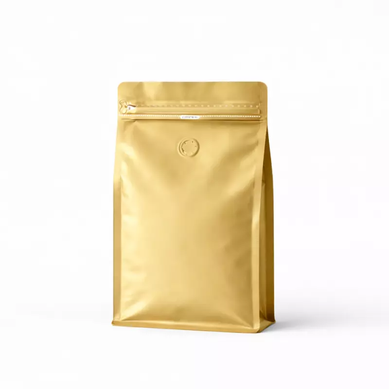 Bolsa Dorada + Valvula 250gr #LBD-13