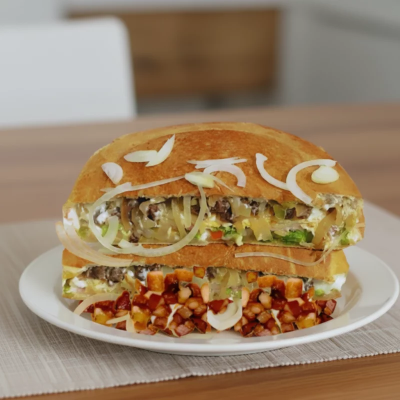 Xis a Moda c/ cebola e bacon(grande)