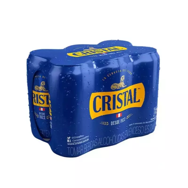 Cristal Lata 473ML (Six Pack)
