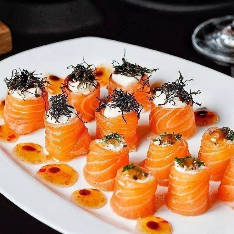 Gunkan Salmão Sem Arroz Unidade