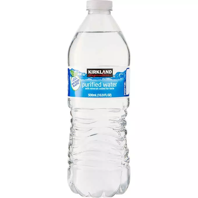 botella de agua 500 ml.