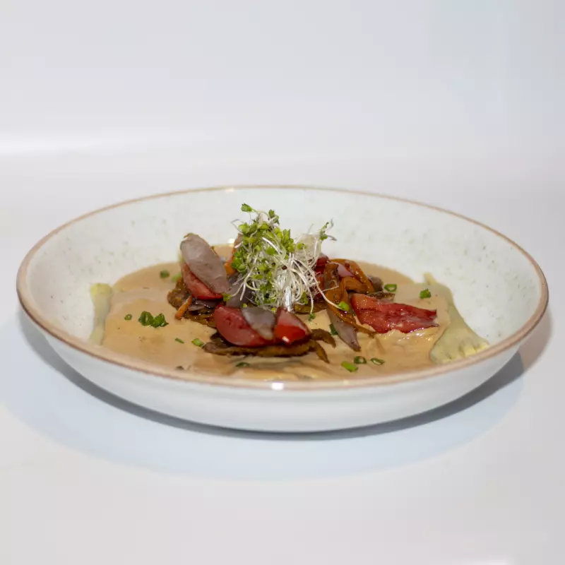 Ravioles rellenos de choclo