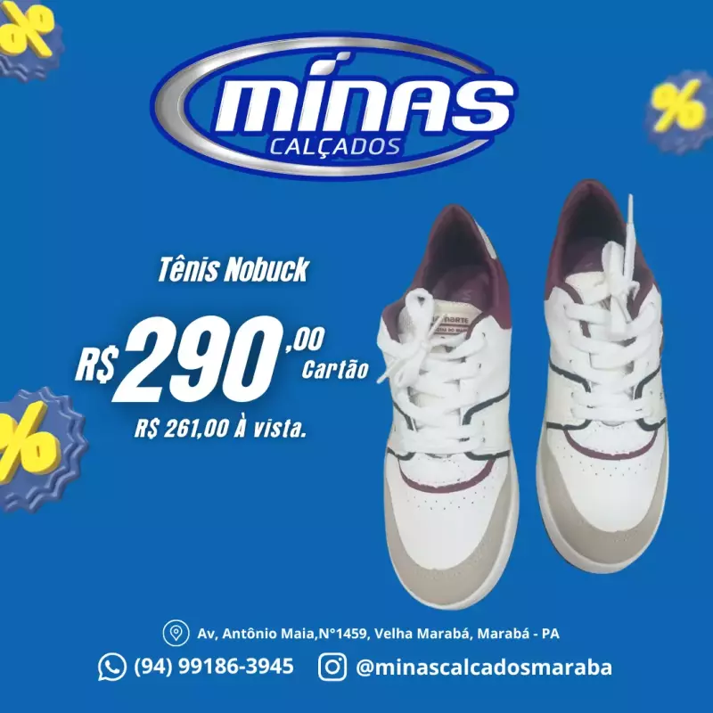 Tênis Nobuck RF:17741