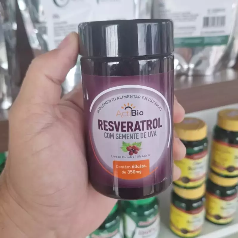 Resveratrol com semente de uva 60cap