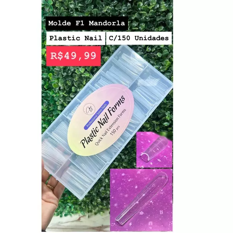 Molde F1 Plastic Nails  Mandorla