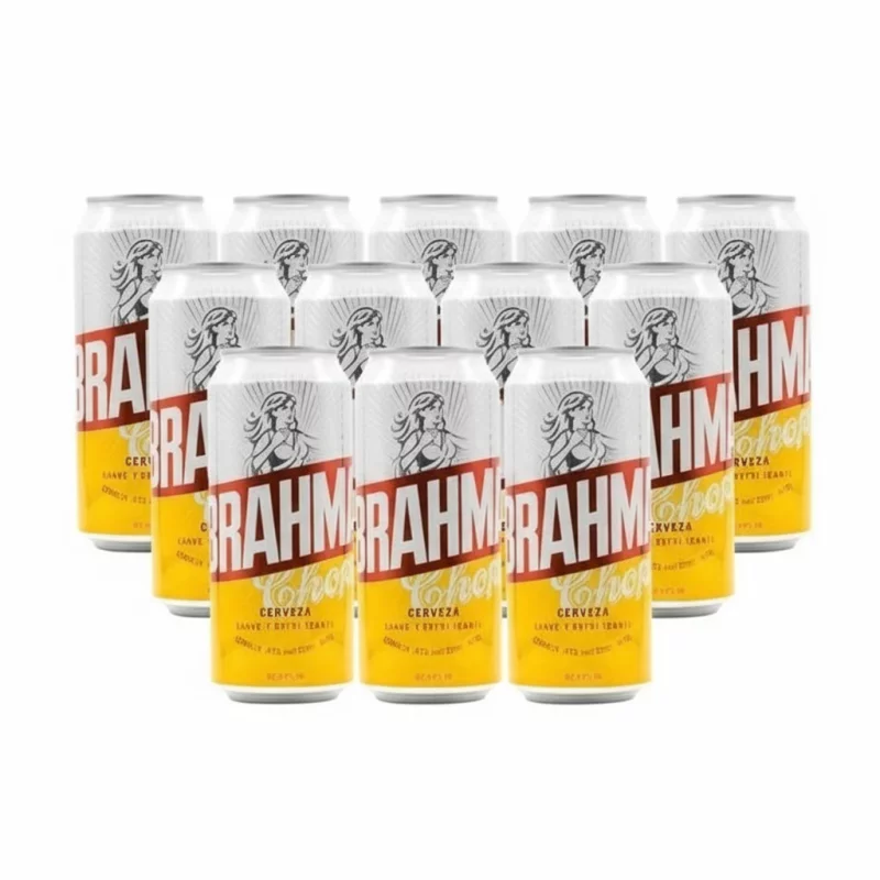 Cerveza Brahma 473cc x12