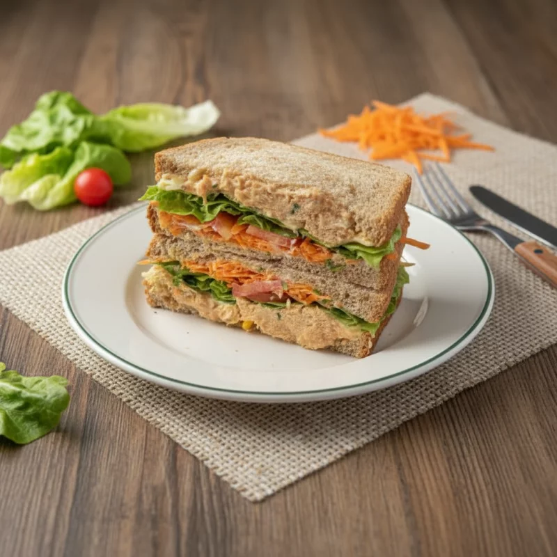 Lanche natural de frango