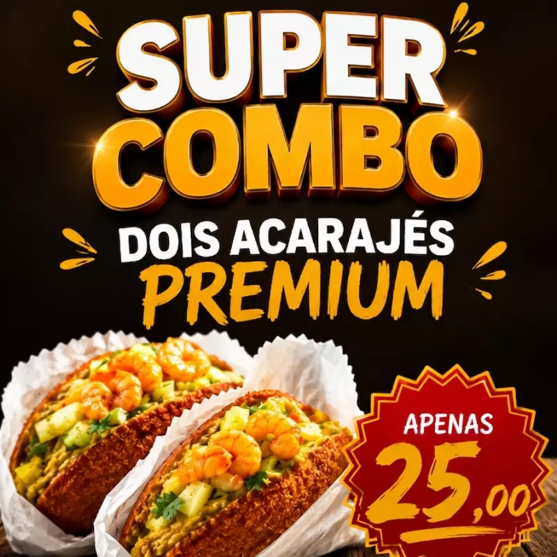 2 Acarajés premium