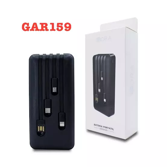 Clave:GAR159 PowerBank 20000 mAh