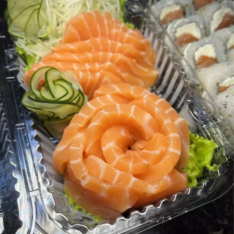 Sashimi Salmão (12 lâminas )