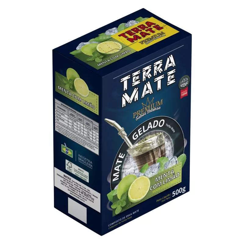 Terra Mate - MENTA E LIMÃO - 500g