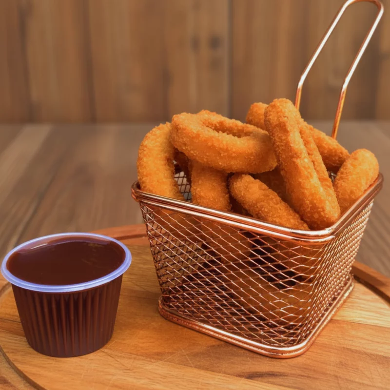 Anéis de cebola + Maionese especial