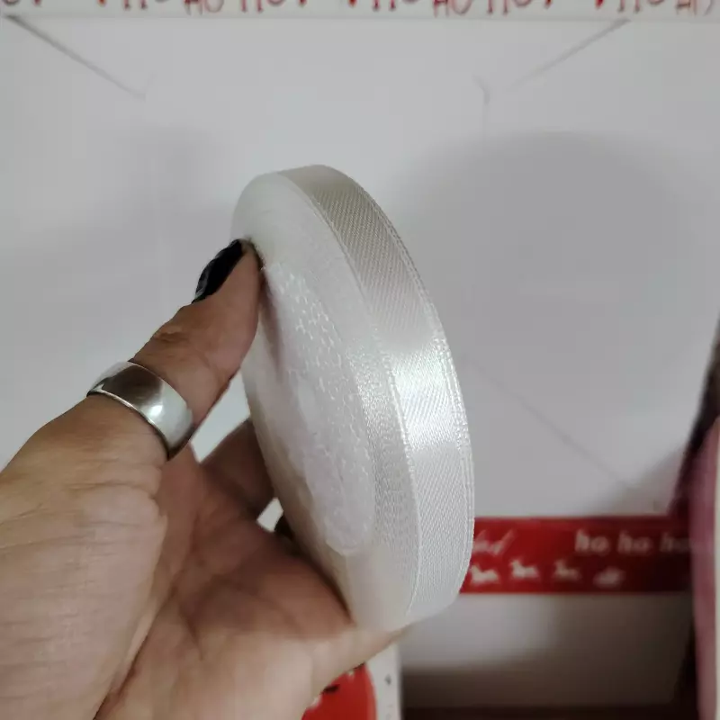 Cinta Raso Blanco Hueso